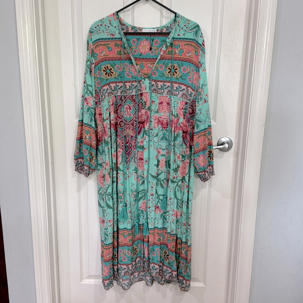 Boho midi dress